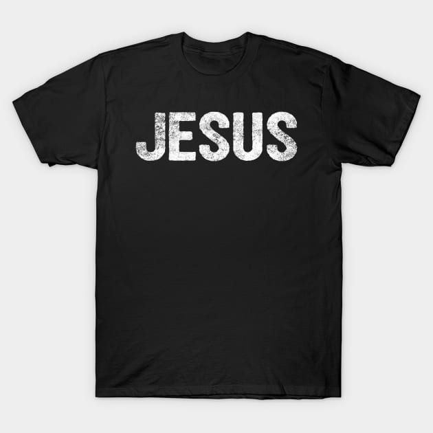 Jesus  Name Funny Religious Christian T-Shirt by Happy - Design